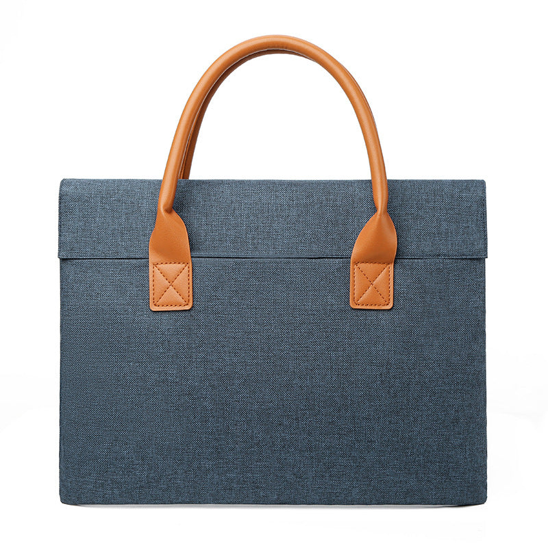Structured Work Tote Bag with Roomy Laptop Space and Organizer Pockets