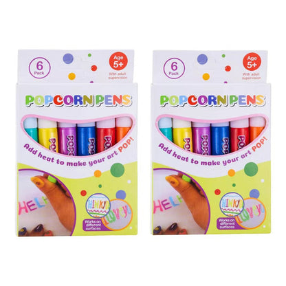 Puffy Texture Crayons with Raised Ink Formula and Washable Colors