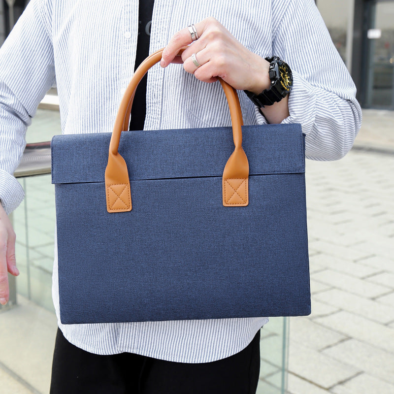 Structured Work Tote Bag with Roomy Laptop Space and Organizer Pockets