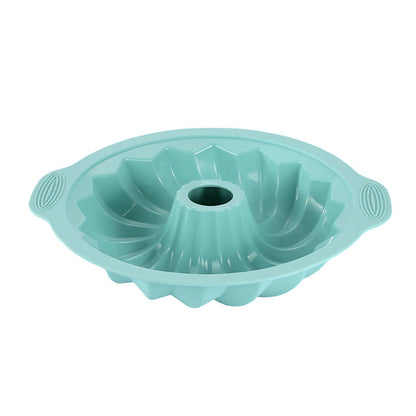 Silicone Cake Mold with Raised Pattern Design and Nonstick Release, Dishwasher Safe