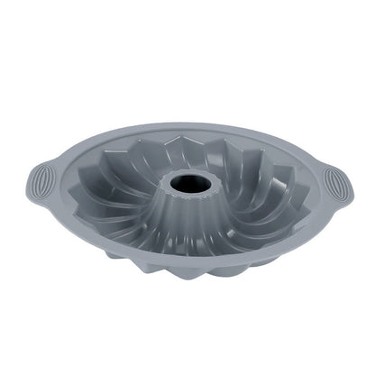 Silicone Cake Mold with Raised Pattern Design and Nonstick Release, Dishwasher Safe