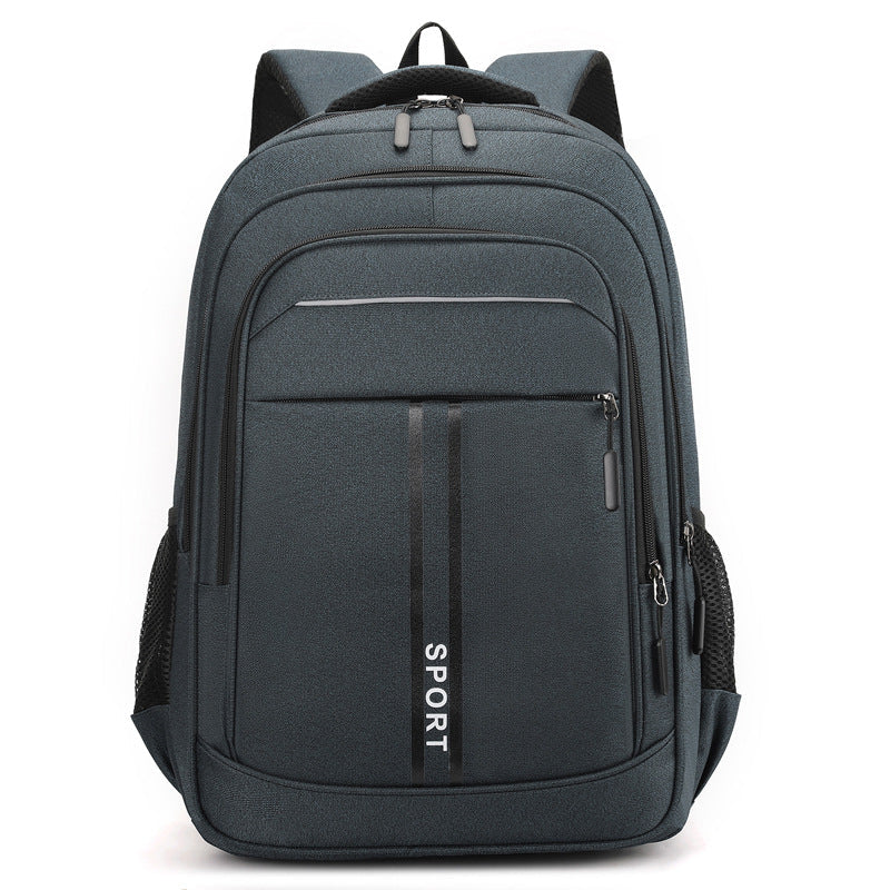 Multi-Compartment Backpack with Laptop Sleeve and Padded Straps for Travel