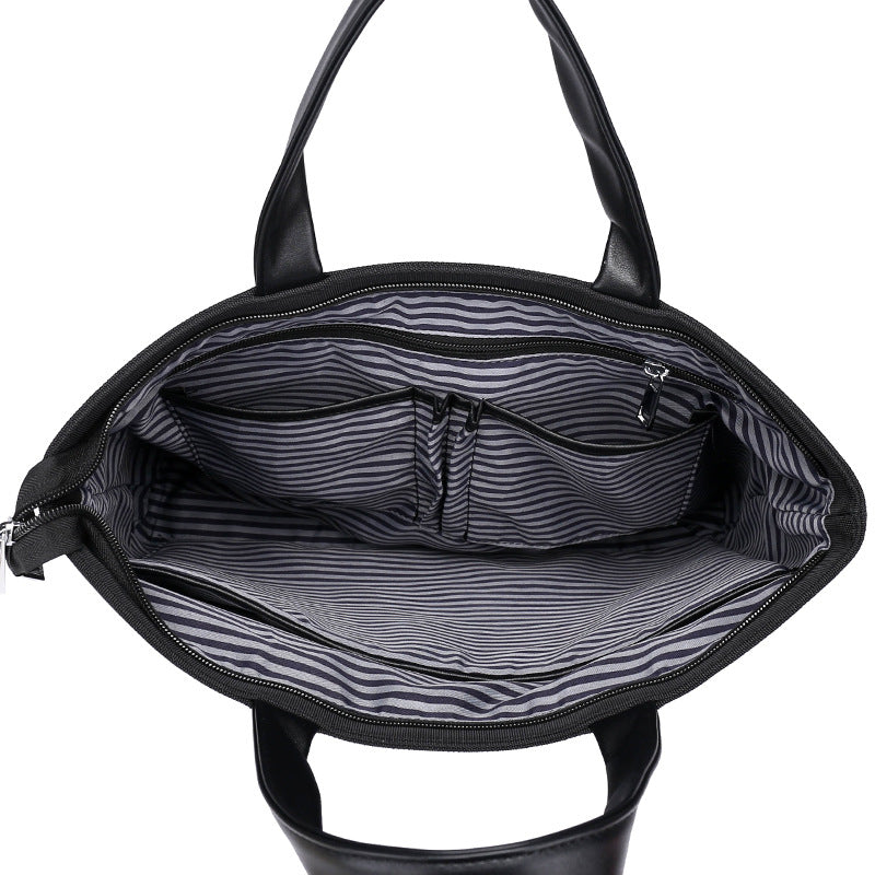 Womens Laptop Tote Bag for 15 Inch Laptops with Inner Pockets and Shoulder Strap