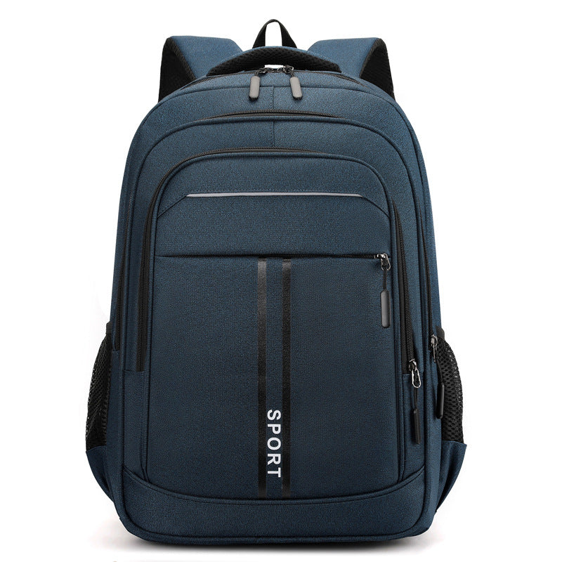 Multi-Compartment Backpack with Laptop Sleeve and Padded Straps for Travel