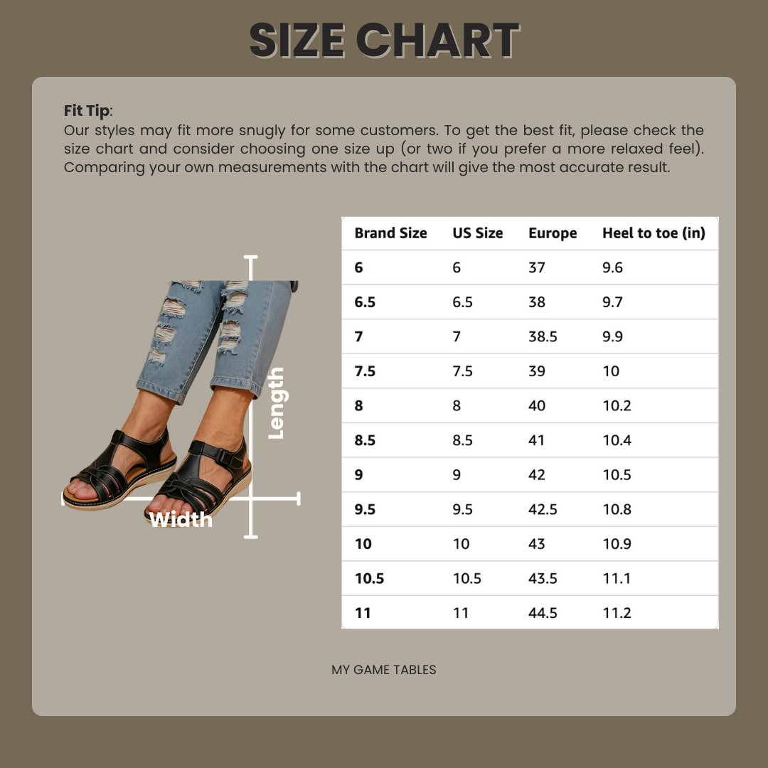 Women's Open Toe Sandals with Arch Support and Shock Absorbing Midsole