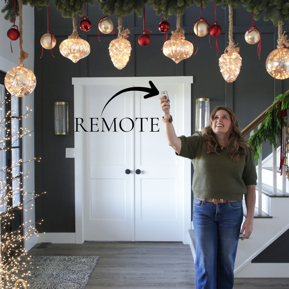 Onion: Luster Glass LED Ornament with Remote - Interior Delights
