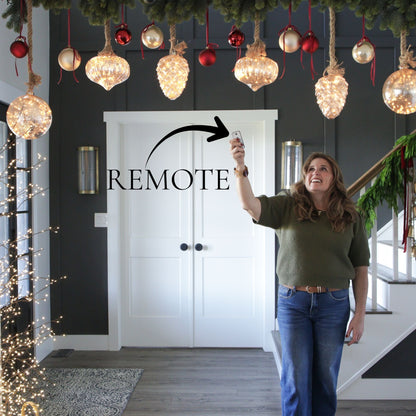 Onion: Luster Glass LED Ornament with Remote - Interior Delights