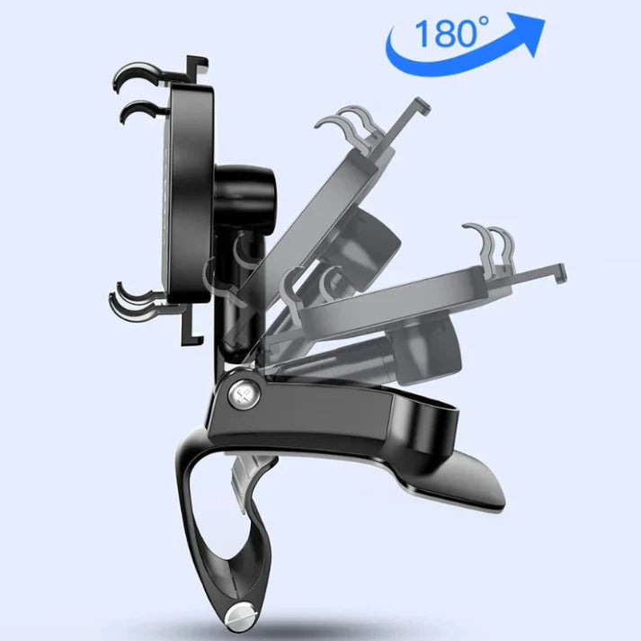 Dashboard Phone Mount with 360-Degree Rotation and Anti-Slip Grip
