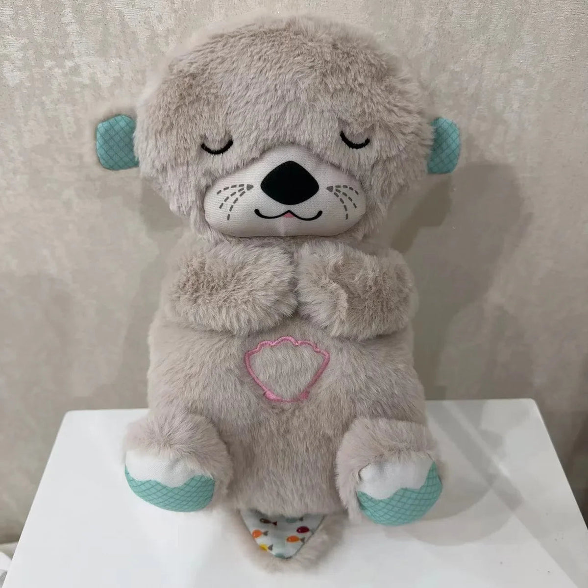 Plush Baby Sleep Bear with Breathing Motion and Nightlight, Sound Machine