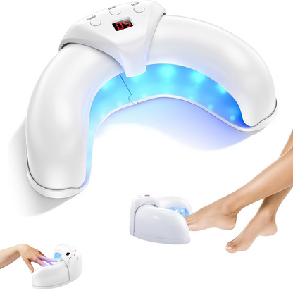 Rechargeable Laser Nail Treatment Device with Focused Light Wavelengths for Fungus