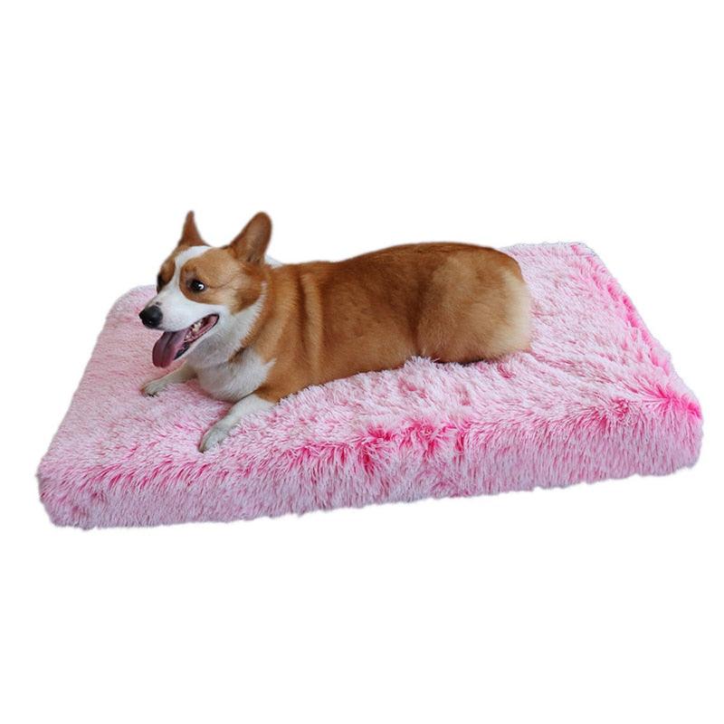 Cushioned Pet Bed Mat with Removable Insert and Adjustable Firmness, Five Sizes