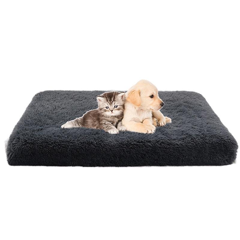 Cushioned Pet Bed Mat with Removable Insert and Adjustable Firmness, Five Sizes