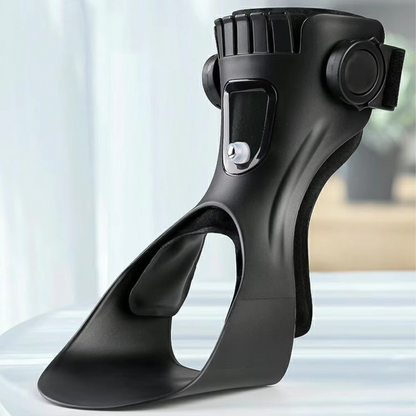 Ankle Stabilizer with Adjustable Straps and Hook Loop Closures for Walking Support