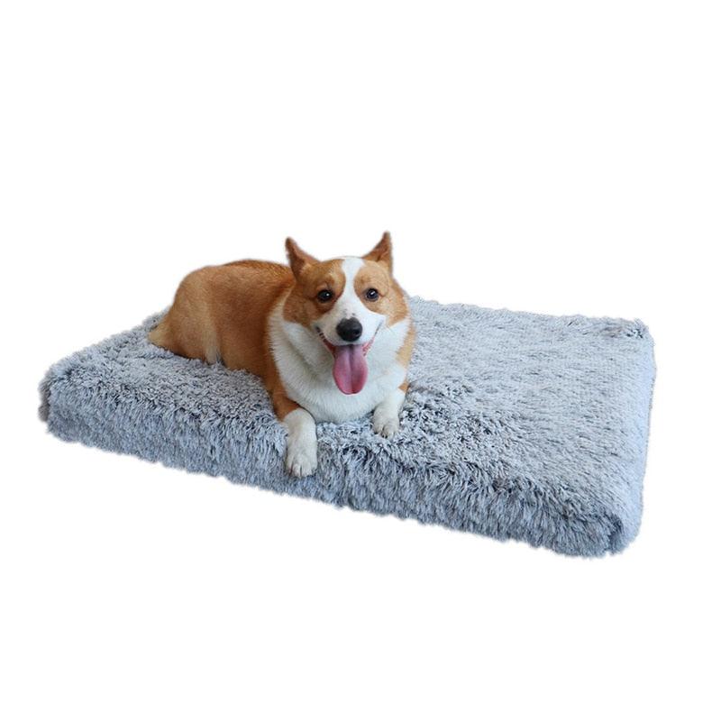 Cushioned Pet Bed Mat with Removable Insert and Adjustable Firmness, Five Sizes