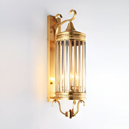Copper Wall Sconce with IP65 Weather Protection and European Design