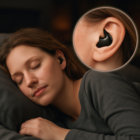 Sleep Earbuds with Dual Noise Reduction and Touch Control, 24-Hour Battery