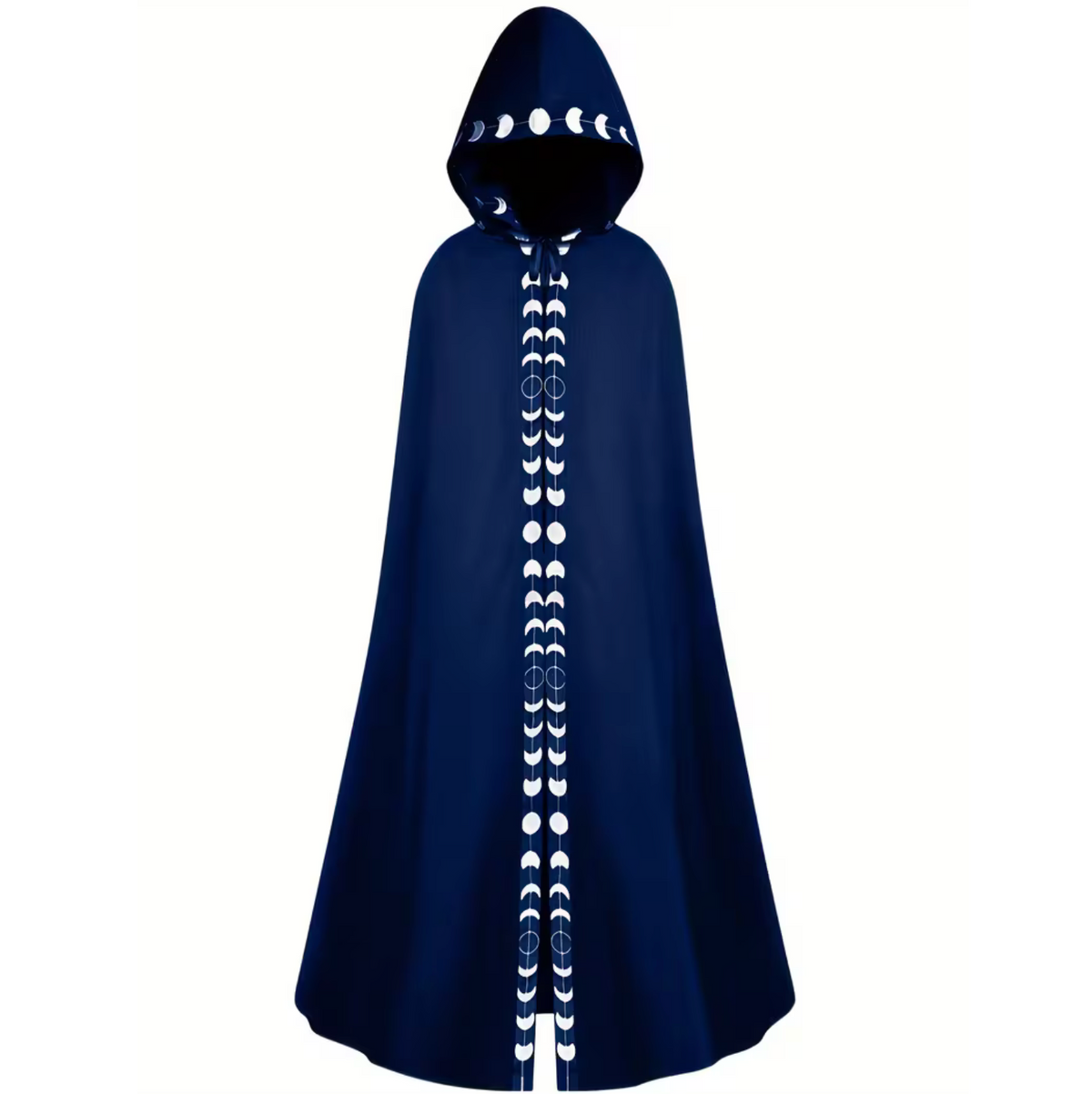 Medieval Hooded Cape for Adults with Attached Hood
