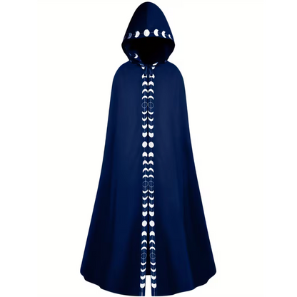 Medieval Hooded Cape for Adults with Attached Hood