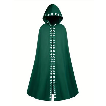 Medieval Hooded Cape for Adults with Attached Hood
