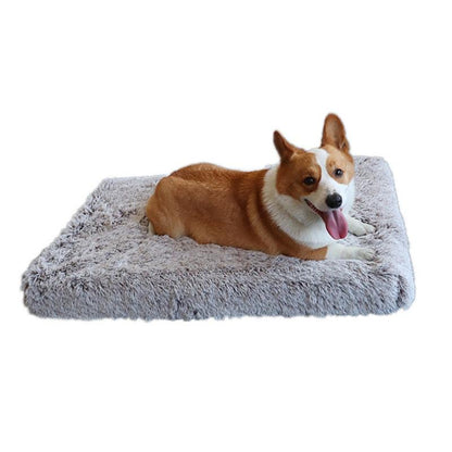Cushioned Pet Bed Mat with Removable Insert and Adjustable Firmness, Five Sizes