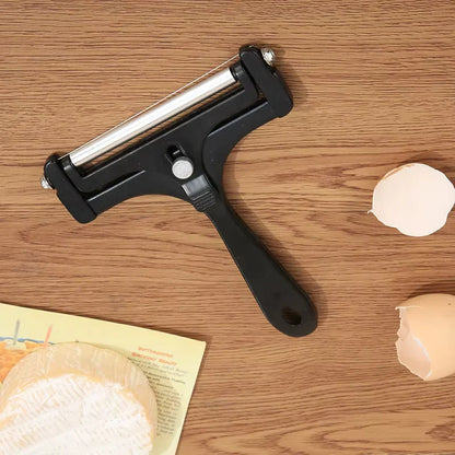 Adjustable Cheese Slicer with Wire Cutting Mechanism and Four Spare Wires