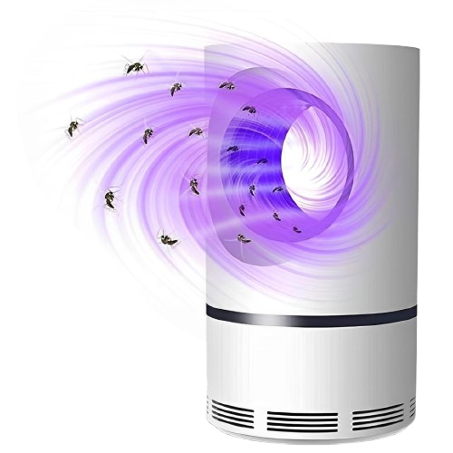 Mosquito and Fly Trap with UV LED Light and Vortex Fan System