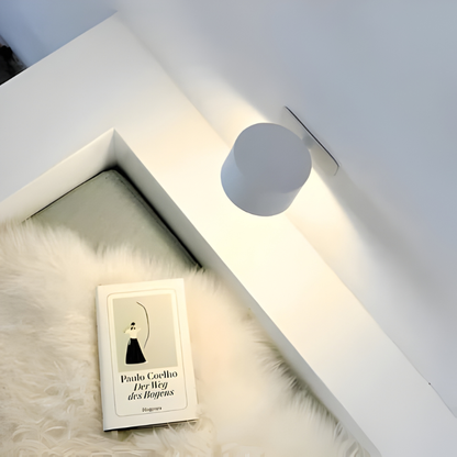 Rechargeable Wall Lamp with 360° Rotation and Three Color Temperatures, Touch Control