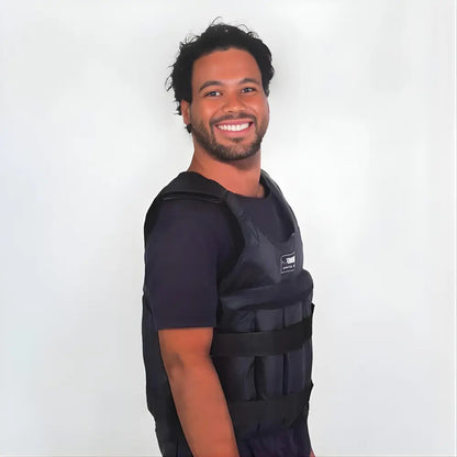 Weighted Vest with Removable Weight Pouches and Adjustable Straps, Up to 110 lb Capacity All Vera Mart