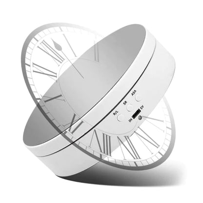 Motorized Turntable for Product Photography with Variable Speed Control and Angle Settings