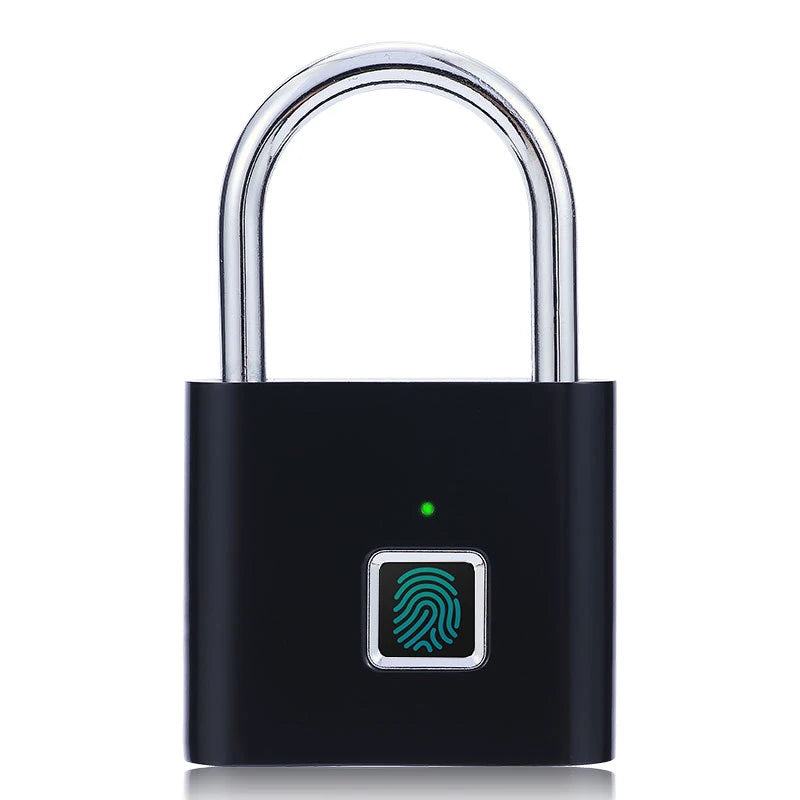 Smart Fingerprint Padlock with App Tracking and Multi-User Access, Outdoor Rated