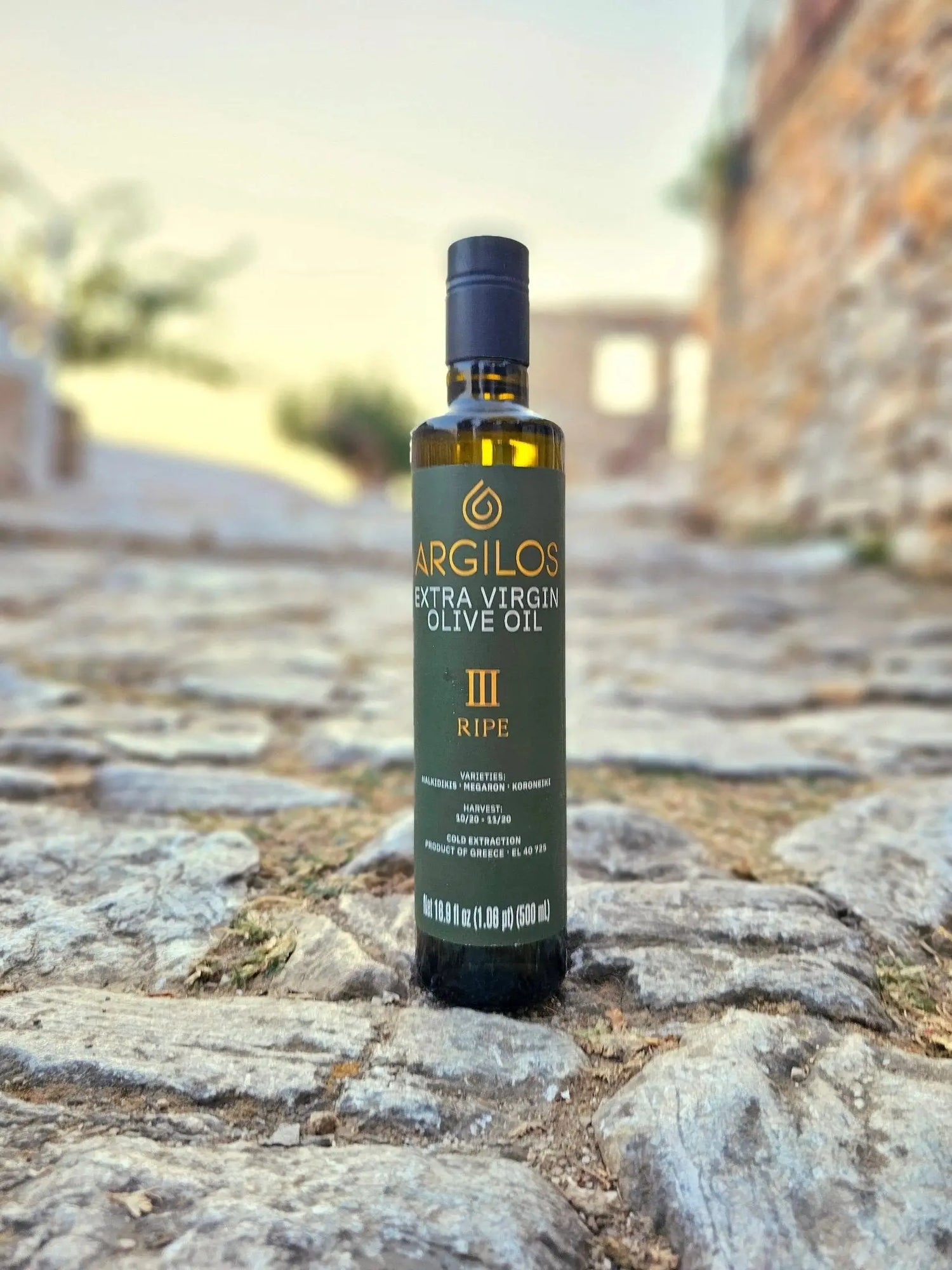 ARGILOS III RIPE Extra Virgin Olive Oil (500ml) - Nostos Goods