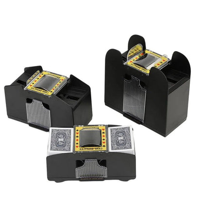 Automatic Card Shuffler with Battery and Charging Cable Power