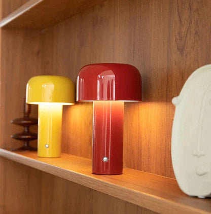 Mushroom LED Lamp with Adjustable Brightness and Rechargeable Battery