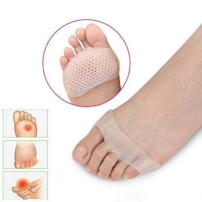 Metatarsal Gel Pads with Adhesive Backing and Ventilated Surface, Set of 2