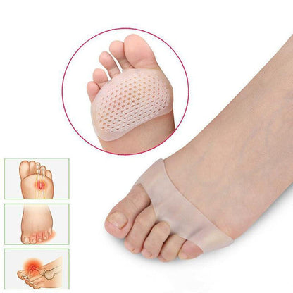 Metatarsal Gel Pads with Adhesive Backing and Ventilated Surface, Set of 2