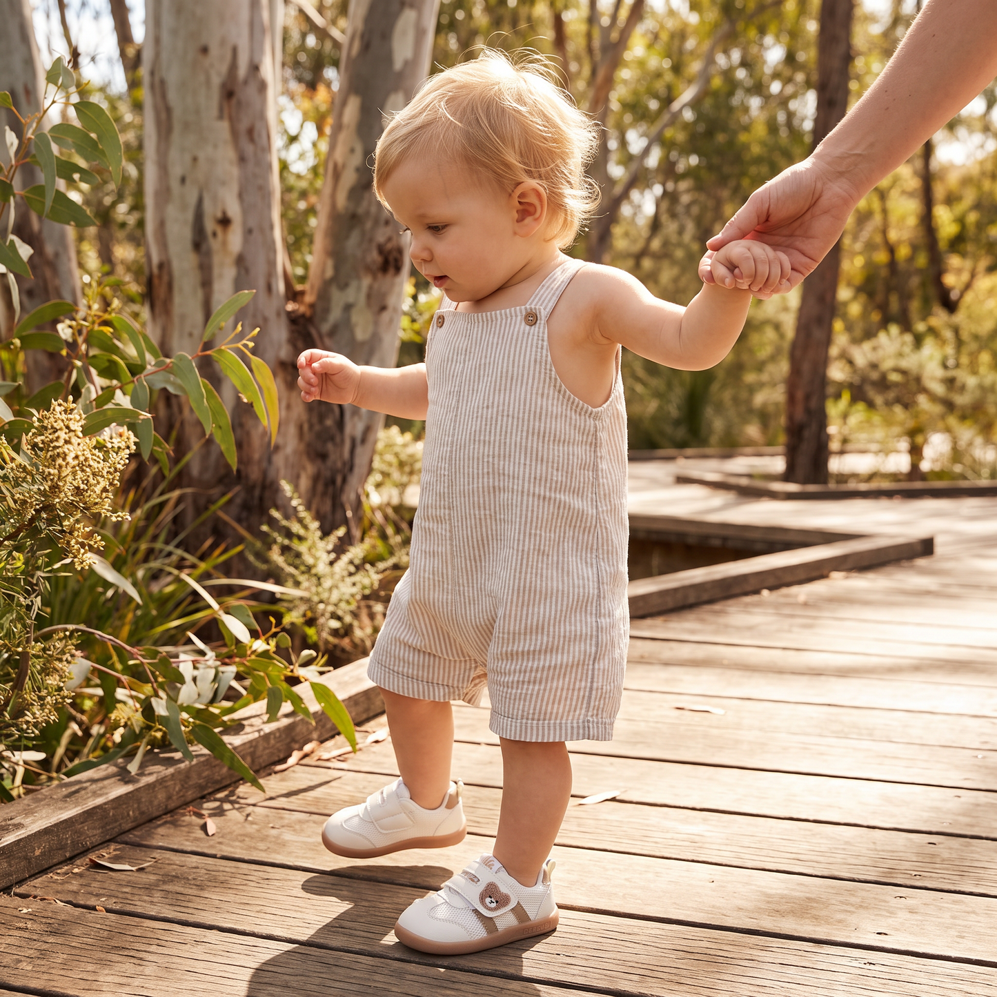 First Walker Shoes with Non-Slip Sole and Breathable Upper for Babies