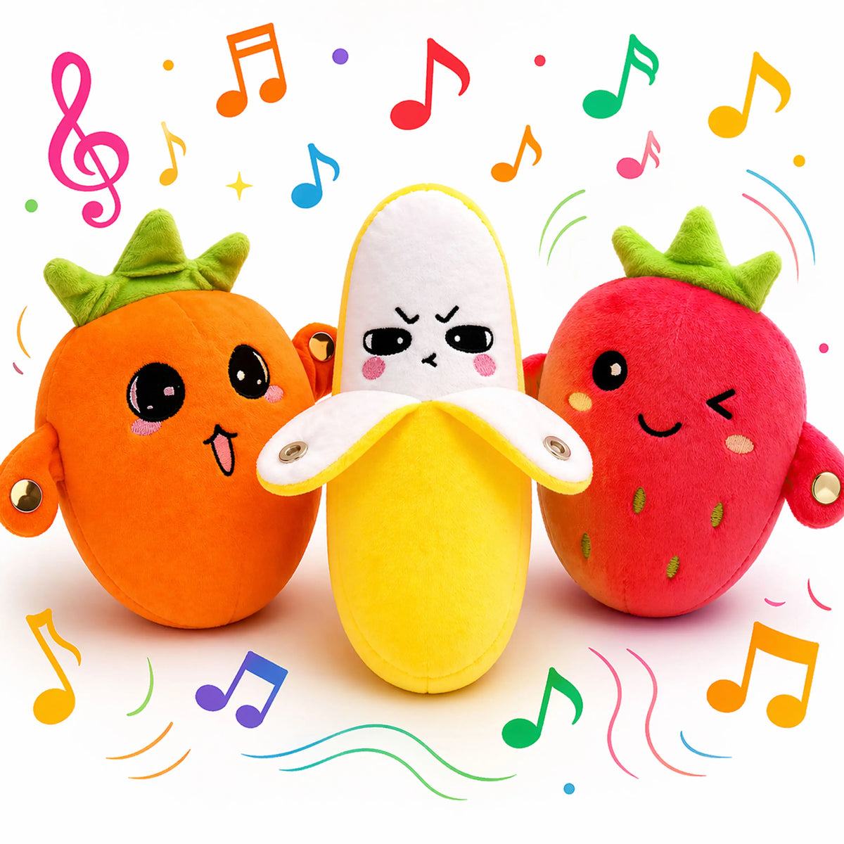 Interactive Touch and Sound Plush Toy for Parent Child Bonding