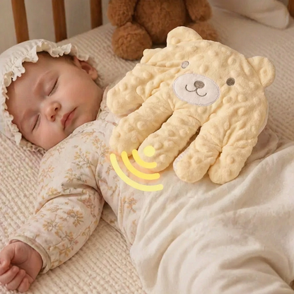 Rhythmic Patting Device for Infant Sleep with Battery Operation and Quiet Motor