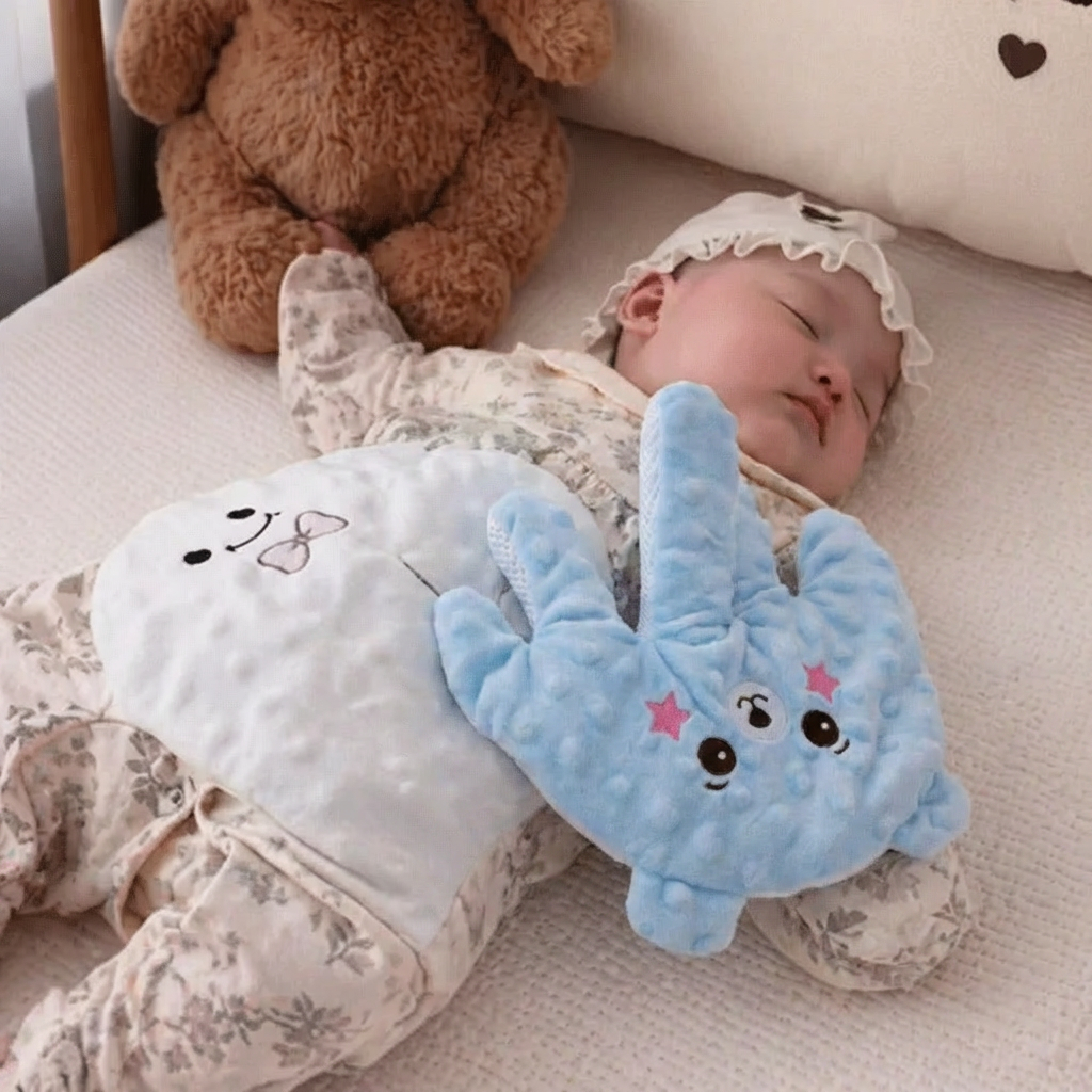 Rhythmic Patting Device for Infant Sleep with Battery Operation and Quiet Motor