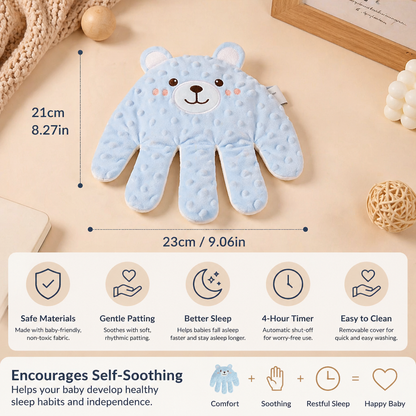 Rhythmic Patting Device for Infant Sleep with Battery Operation and Quiet Motor
