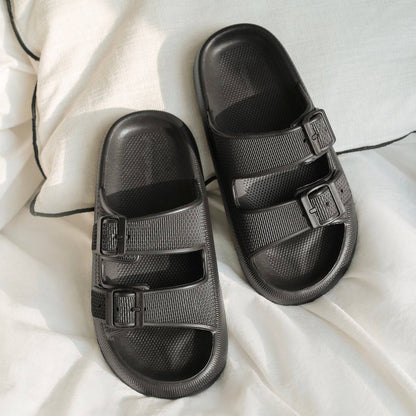 Lightweight unisex pillow slides, perfect for ultimate comfort, featuring a soft sole, ideal as pool, beach, or casual slippers.