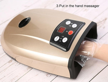 Air Compression Hand Massager with Dual Power and Universal Voltage