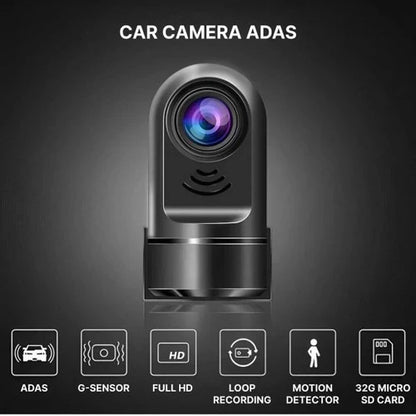 Dashboard Camera with Wide Angle Lens and Motion Detection Parking Mode