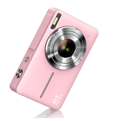 Retro Style Compact Digital Camera with 1080p Video, Built In Screen and One Button Capture in Three Colors