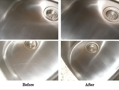Metal Scratch Remover Paste with Protective Polish and Copper, Brass, Chrome Compatibility