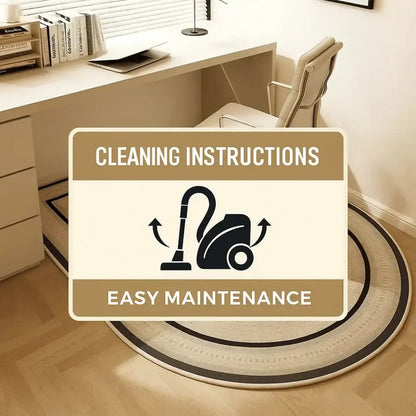 Chair Mat for Hard Floors with Short-Pile Velour and Non-Slip Backing, 35 x 24 in All Vera Mart