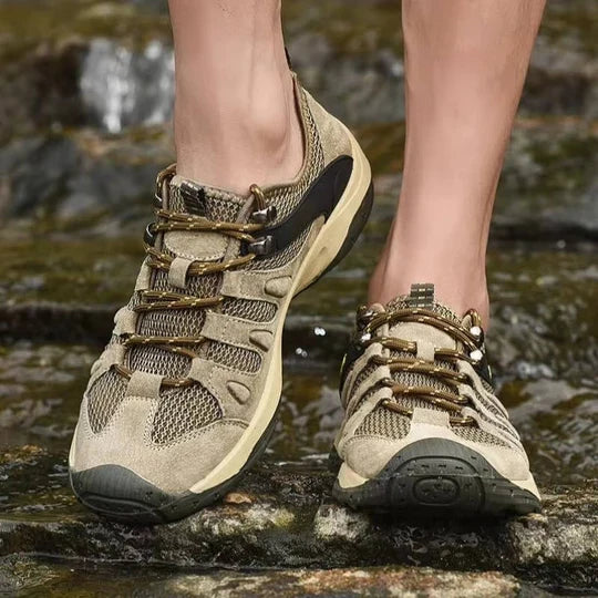Women's Hiking Shoes with Shock Absorbing Midsole and Multi Directional Tread
