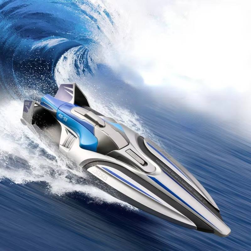 Remote Control Racing Boat with Dual Motors and 100m Range