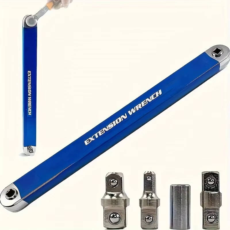 Chain Drive Socket Extension with Three Adapters for Narrow Engine Spaces