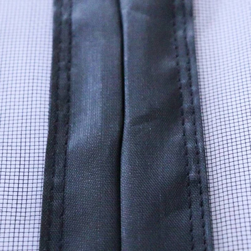 Magnetic Screen Door with Auto-Closing Panels and Machine Washable Mesh